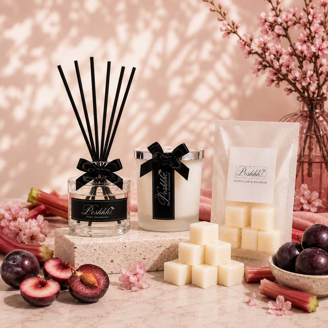 Posh Plum & Rhubarb Collection