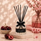 Poshhh Co Cherry Noir Reed Diffusers handmade in Fife, Scotland